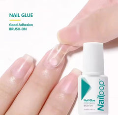 Brush-On Nail Glue Nail Pop Studio