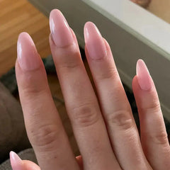 Lotus Almond Nails - Press on Nails Nail Pop Studio