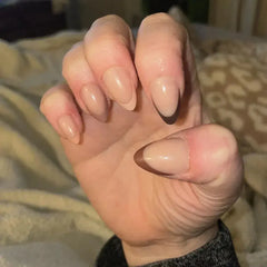 Mocha Muse Almond Nails - Press On Nails Nail Pop Studio