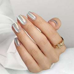 Chrome Dream Square Nails Nail Pop Studio