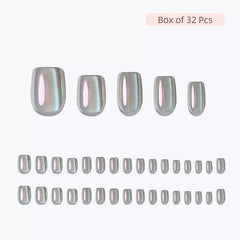 Chrome Dream Square Nails Nail Pop Studio