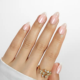 Mirror Glaze Almond Nails - Press On Nails | Long Lasting & Reusable Nail Pop Studio