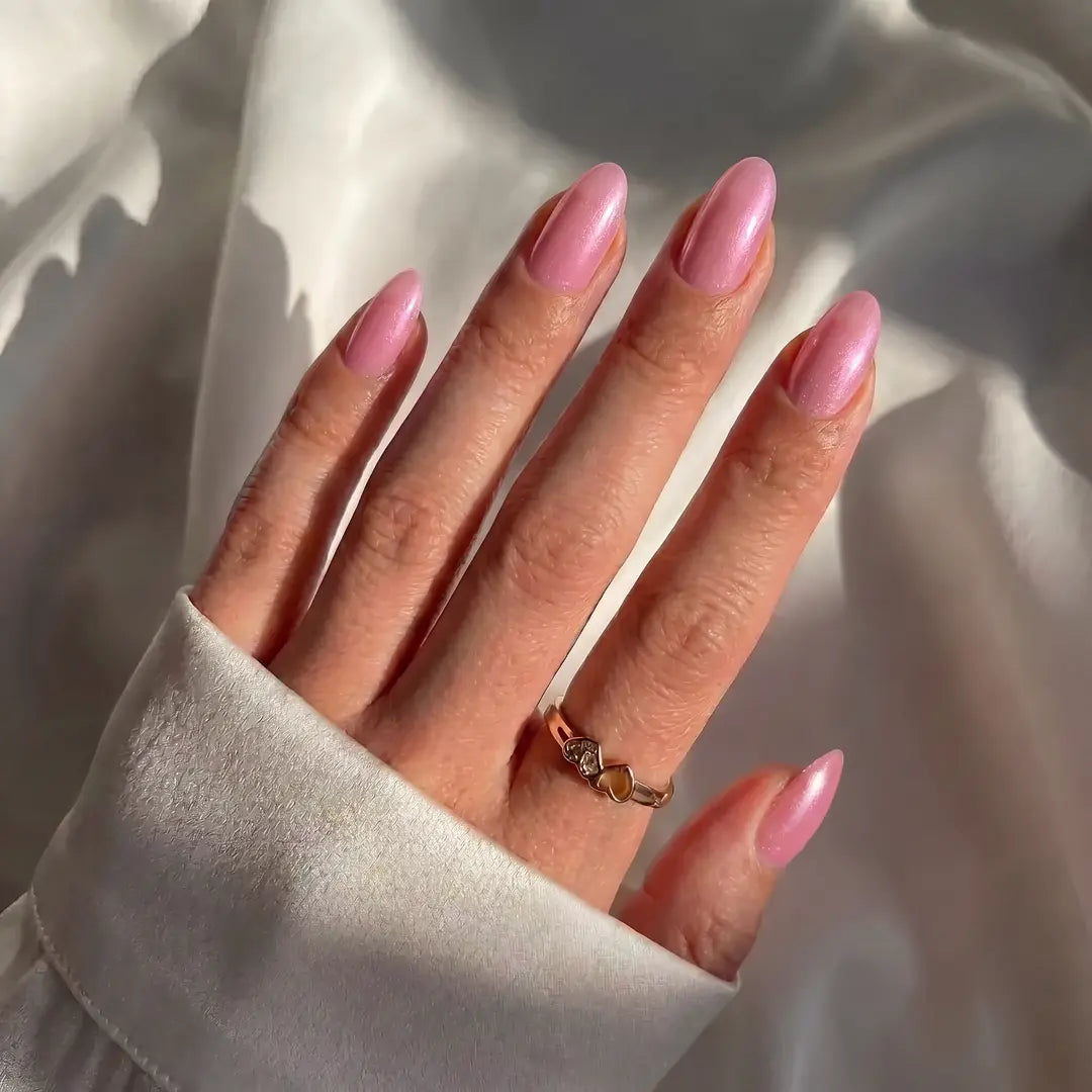 Lotus Almond Nails - Press on Nails Nail Pop Studio