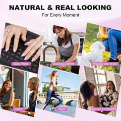 Diamond Bliss Almond Nails - Press On Nails Nail Pop Studio