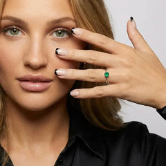 Classic Black French Square Nails - Press On Nails Nail Pop Studio