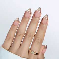 Athena Aurora Almond Nails - Press On Nails Nail Pop Studio