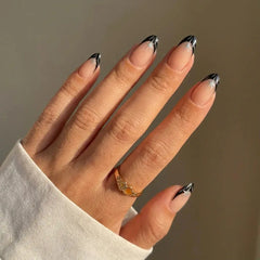 Midnight Spark Almond Nails - Press On Nails Nail Pop Studio