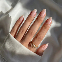 Mirror Glaze Almond Nails - Press On Nails Nail Pop Studio