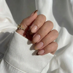 Mocha Muse Almond Nails - Press On Nails Nail Pop Studio