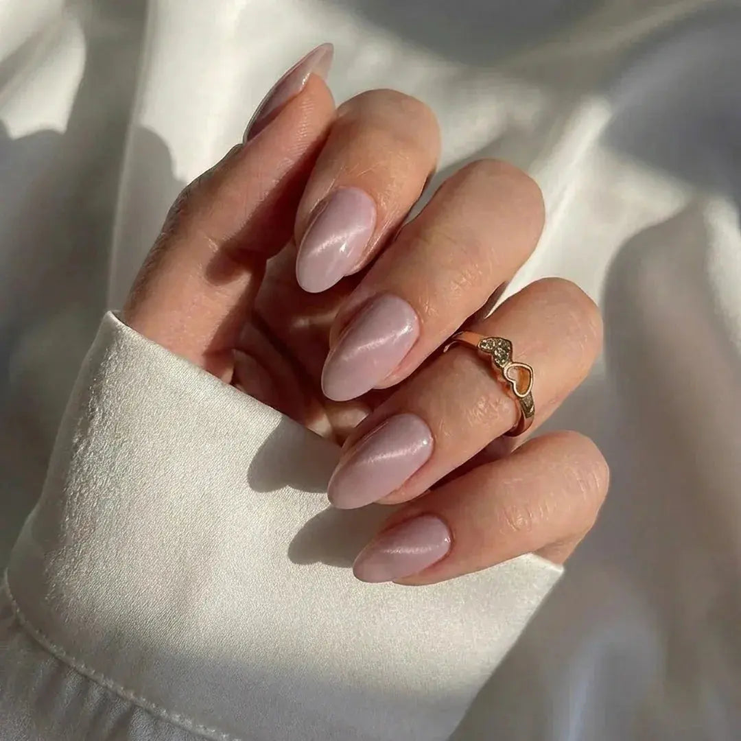 Aurora Cat Eye Almond Nails - Press On Nails Nail Pop Studio