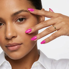 Hot Pink Oval Nails - Press On Nails Nail Pop Studio