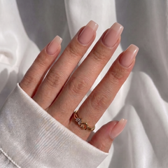 Bare Nude Square Nails - Press On Nails