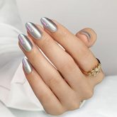 Fairy Chrome Almond Nails - Press On Nails | Long Lasting & Reusable Nail Pop Studio