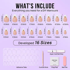 Dinner Star Almond Nails - Press On Nails | Long Lasting & Reusable Nail Pop Studio