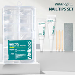 Gel Nail Tips DIY Manicure Kit Nail Pop Studio