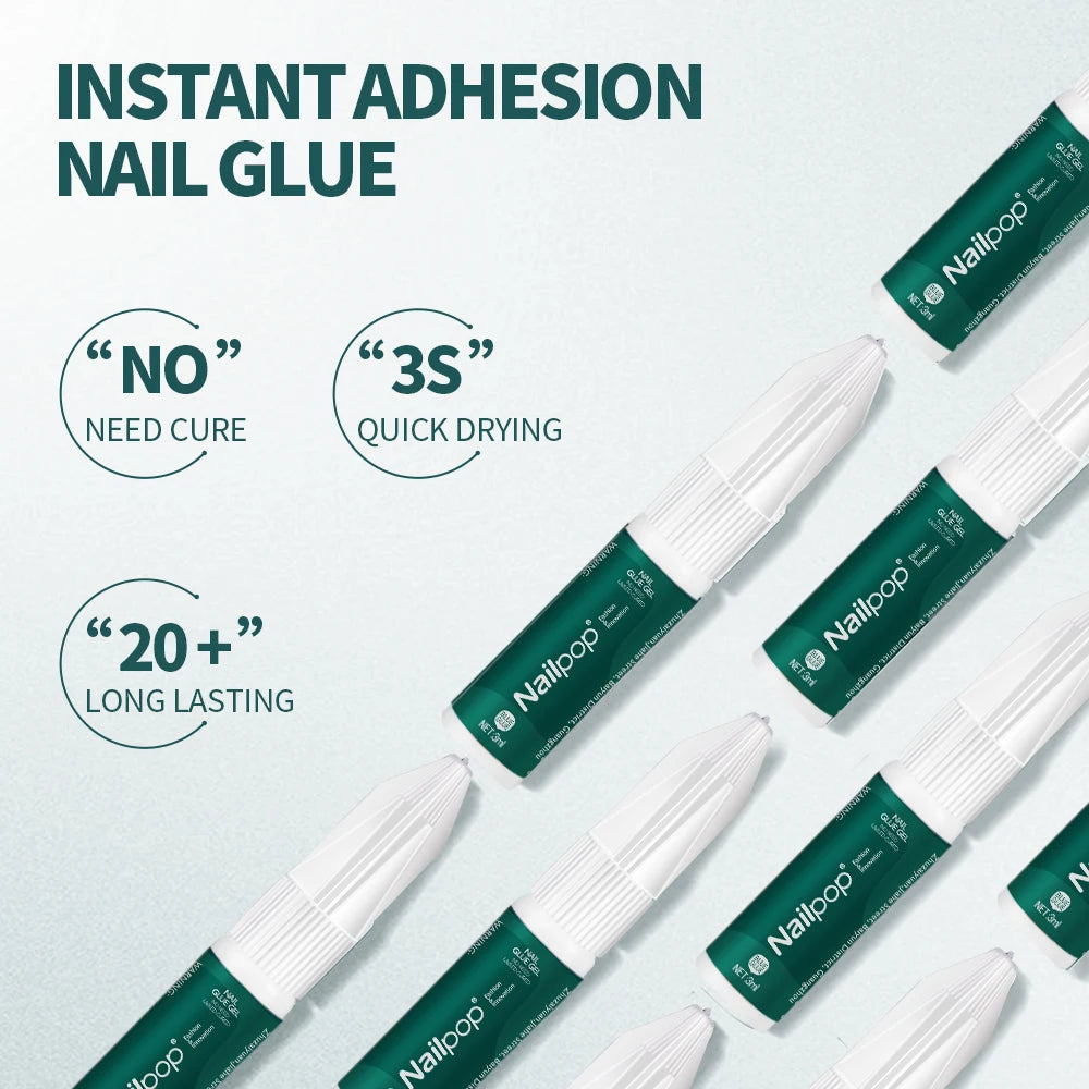 Nail Pop Nail Glue 4/8/12pcs Nail Pop Studio
