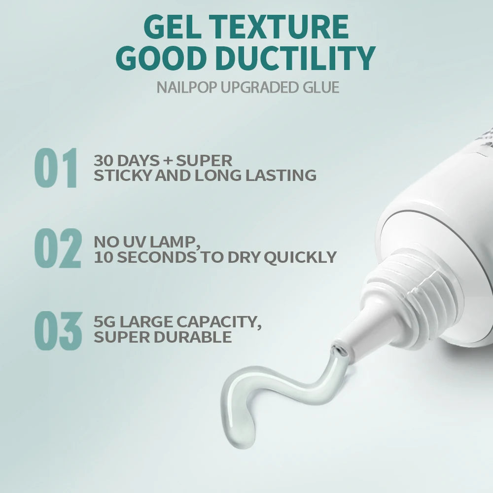 Gel Nail Tips DIY Manicure Kit Nail Pop Studio