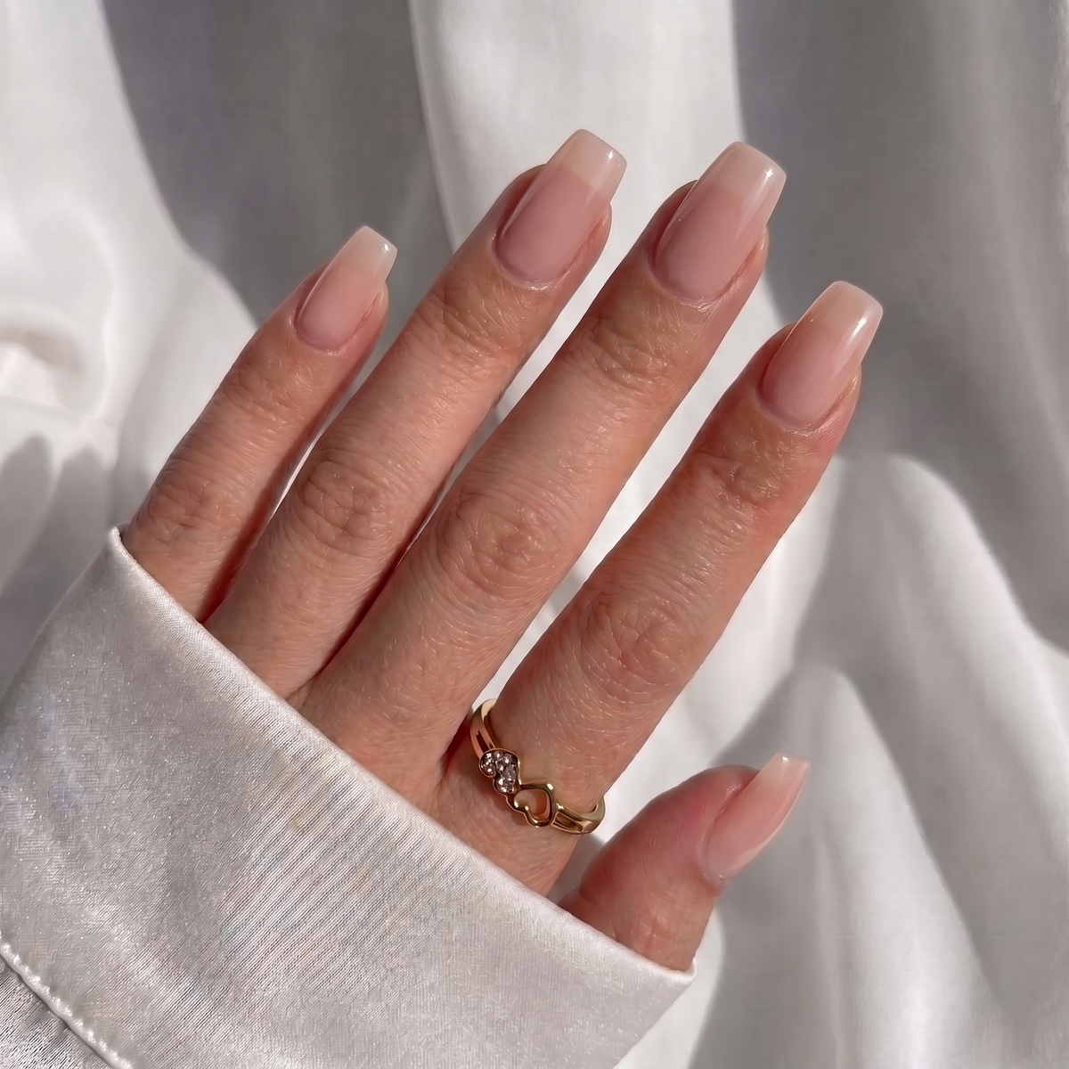 Bare Nude Square  Nails - Press On Nails