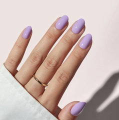 Lila lavender Oval Nails - Press On Nails | Long Lasting & Reusable Nail Pop Studio